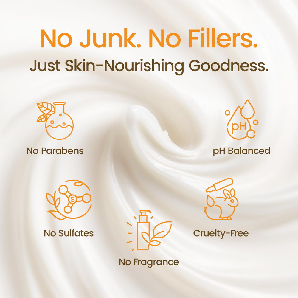 Honeyskin skincare routine step image suggesting daily use for moisturized skin.
