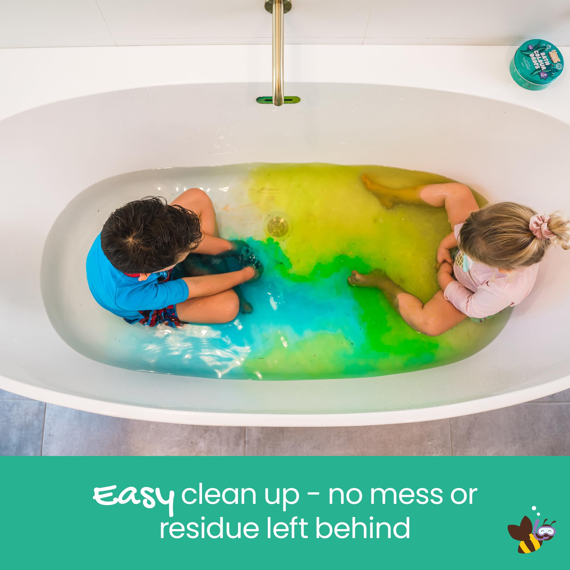 Honeysticks fragrance-free color drops are gentle on kids' skin
