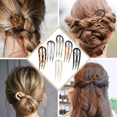 Hongliang U-shaped hairpin demonstrates bun stability for polished workplace looks.