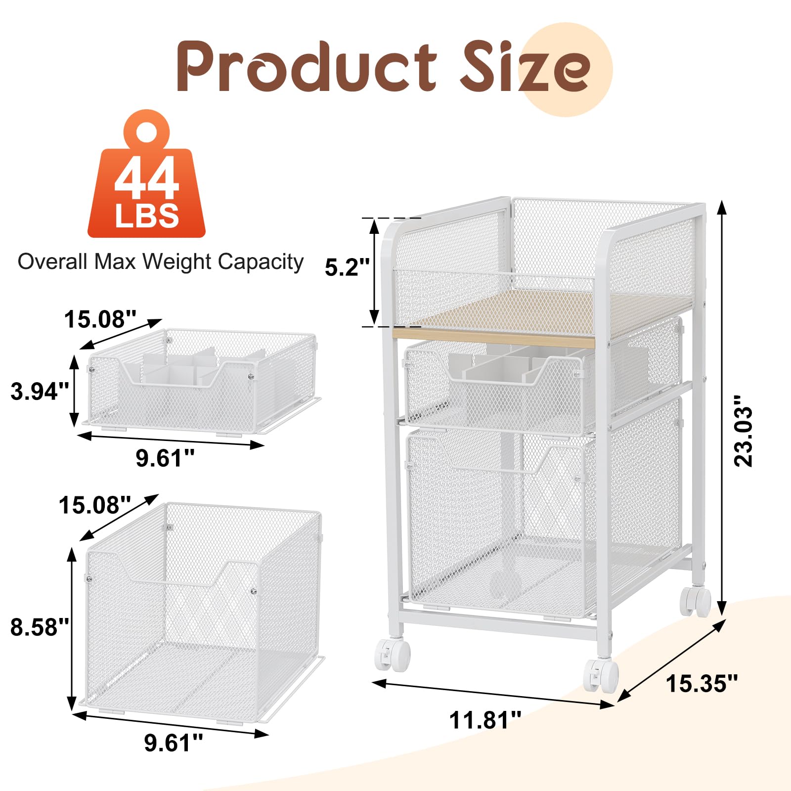 Hongtamoya compact under-dresser placement emphasizes space-saving design for tight bedrooms.