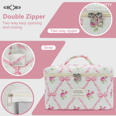 honitty 3pc set with upgraded zipper keeps items secure