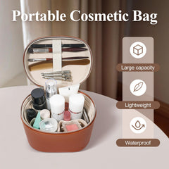 Honitty makeup bag elastic brush holder, secures brushes and small tools during travel
