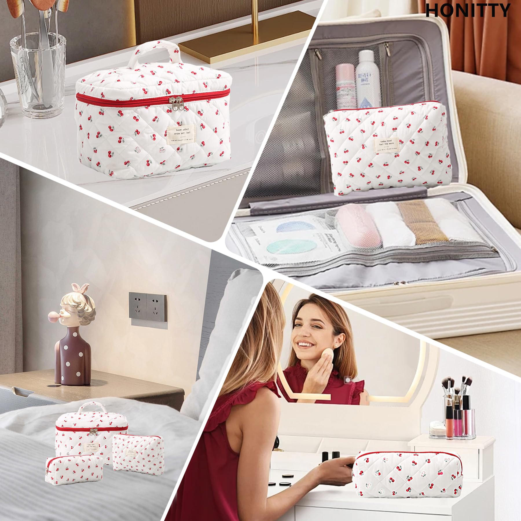 Honitty storage scenarios bag suitable for skincare makeup or office essentials.