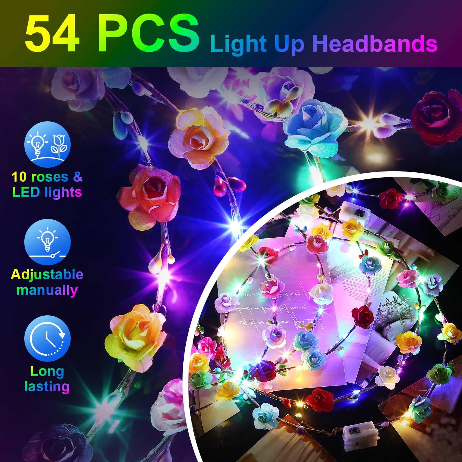 honlyne adjustable led headband demonstrates flexible fit for kids and adults