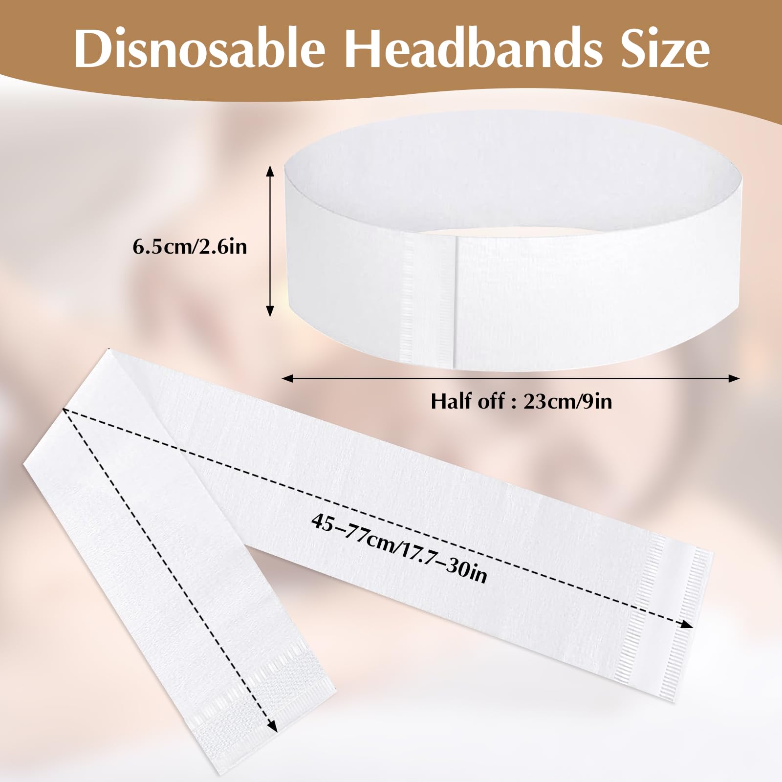 HONLYNE hairbands securely hold hair during facial cleansing and skincare.