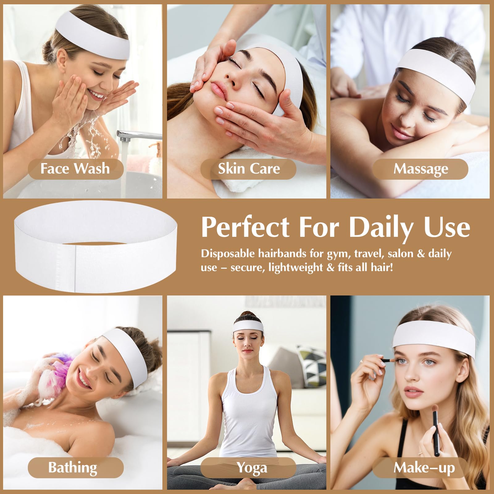 HONLYNE hygienic disposal reduces mess after makeup and facial treatments.