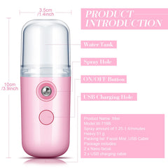 Honoson 2Nano facial mister packaging shows dual-pack convenience for travel and home use.