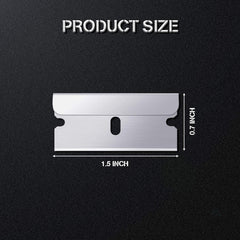 Honoson carbon steel blades closeup pointed edge for precise scraping