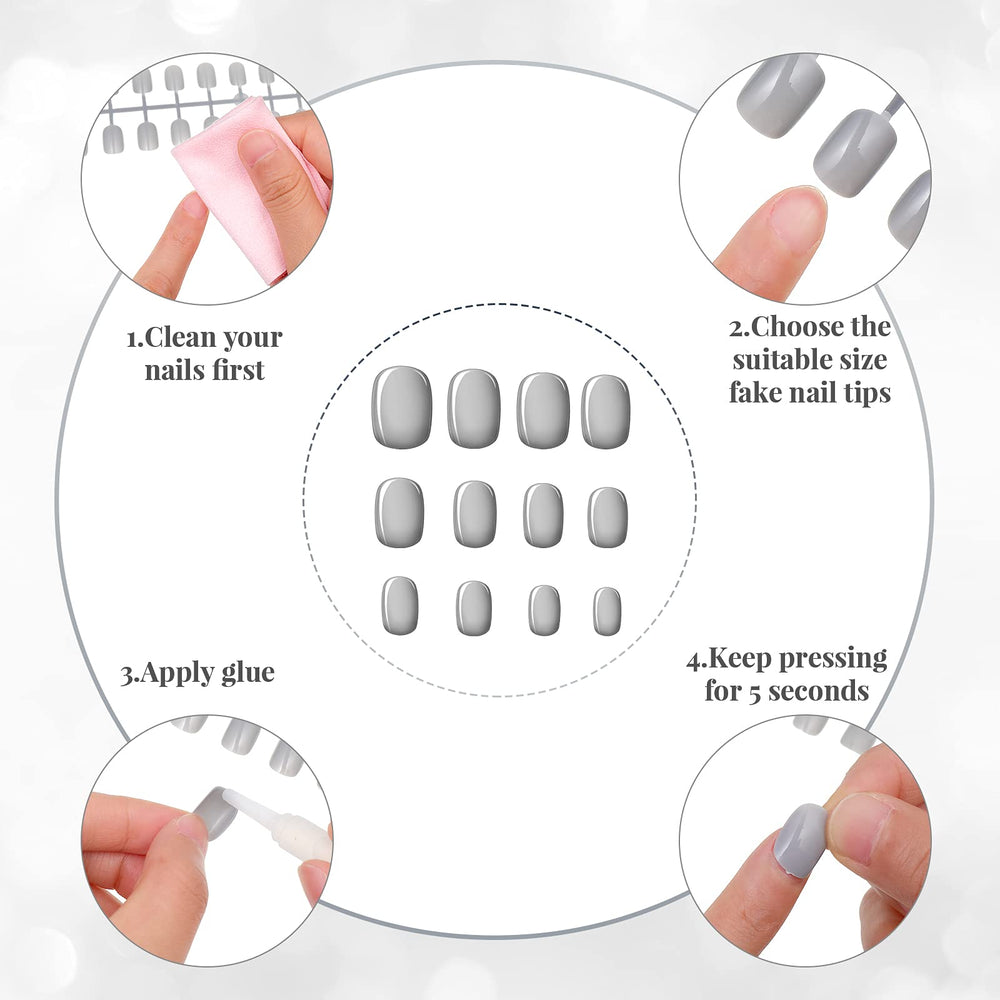 Honoson DIY nail-art kit with mixed sizes for custom nail art