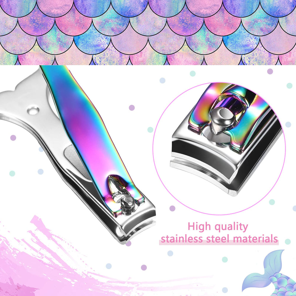 Honoson Mermaid nail file for smooth, polished nails.
