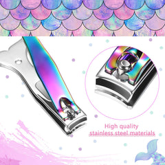 Honoson Mermaid nail file for smooth, polished nails.