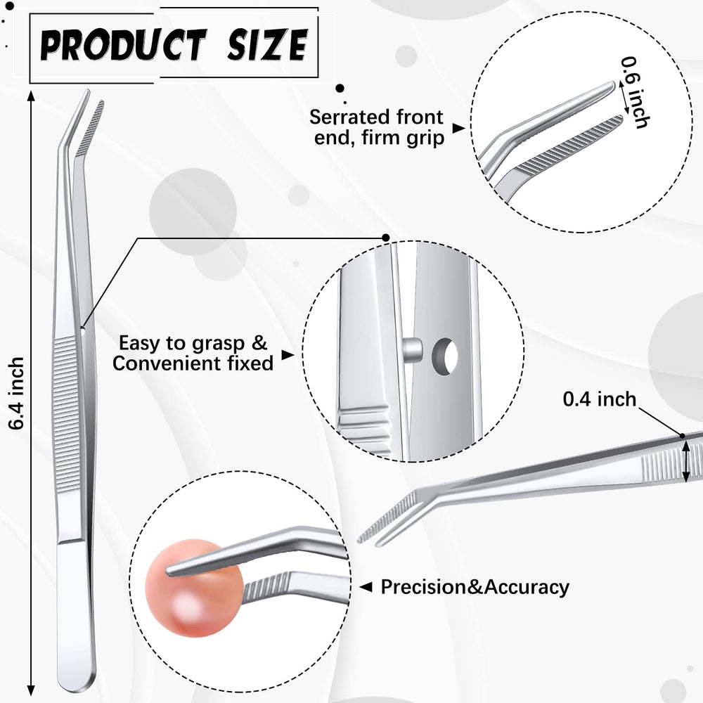 Honoson versatile tweezers for crafting, electronics, and home repairs.