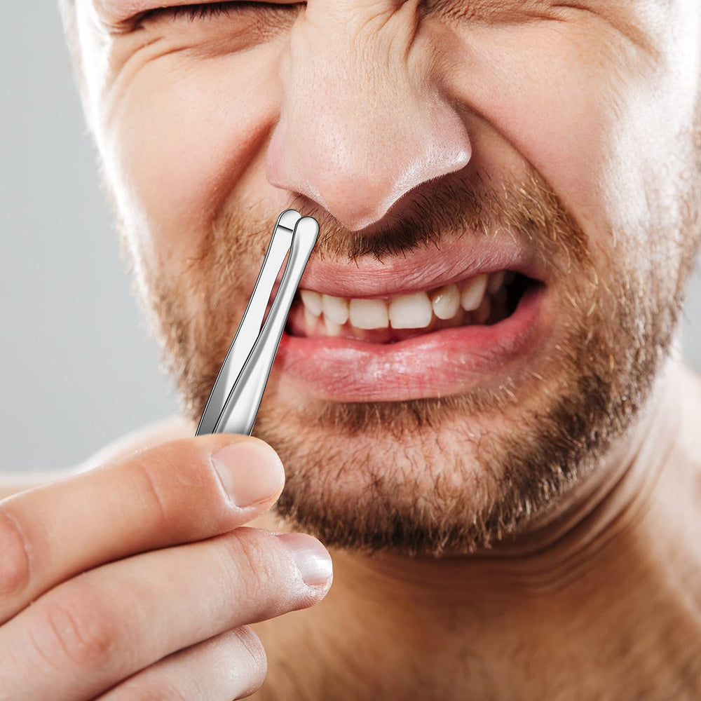 Honoson stainless steel tweezers ideal for salon use, reliable and distortion-free grip.