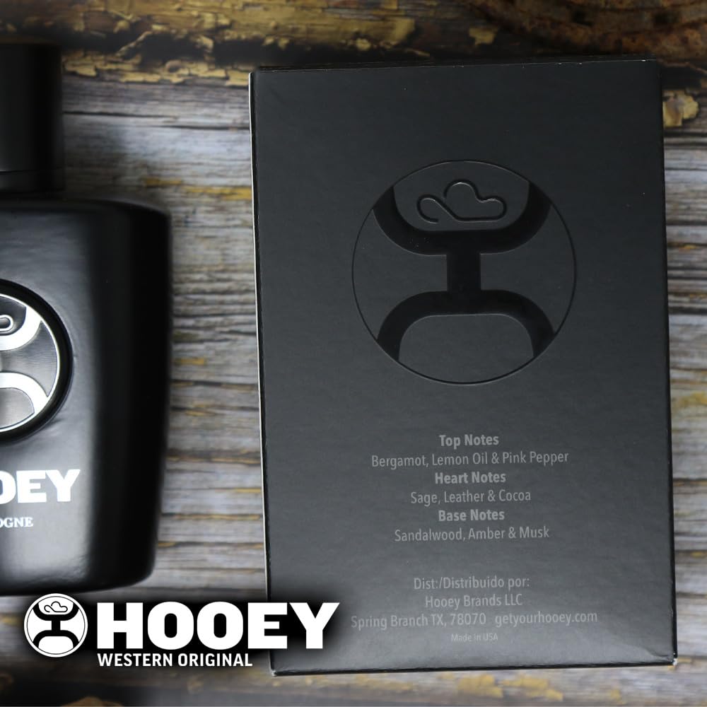 HOOEY packaging display showing bold, adventurous branding.