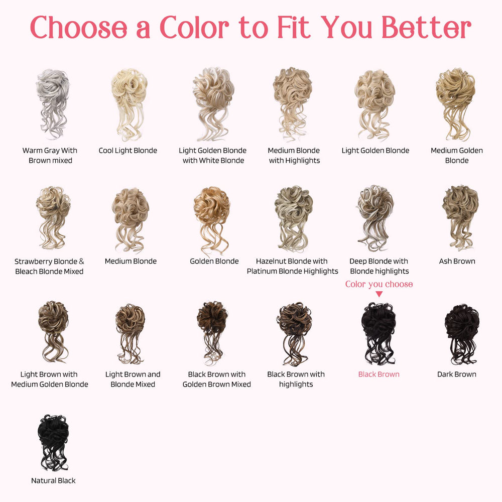 HOOJIH daisy black brown color option shown for seamless matching.