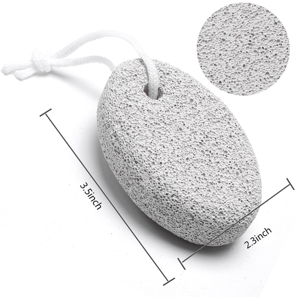 HOOMBOOM lava stone used on damp skin for gentle exfoliation