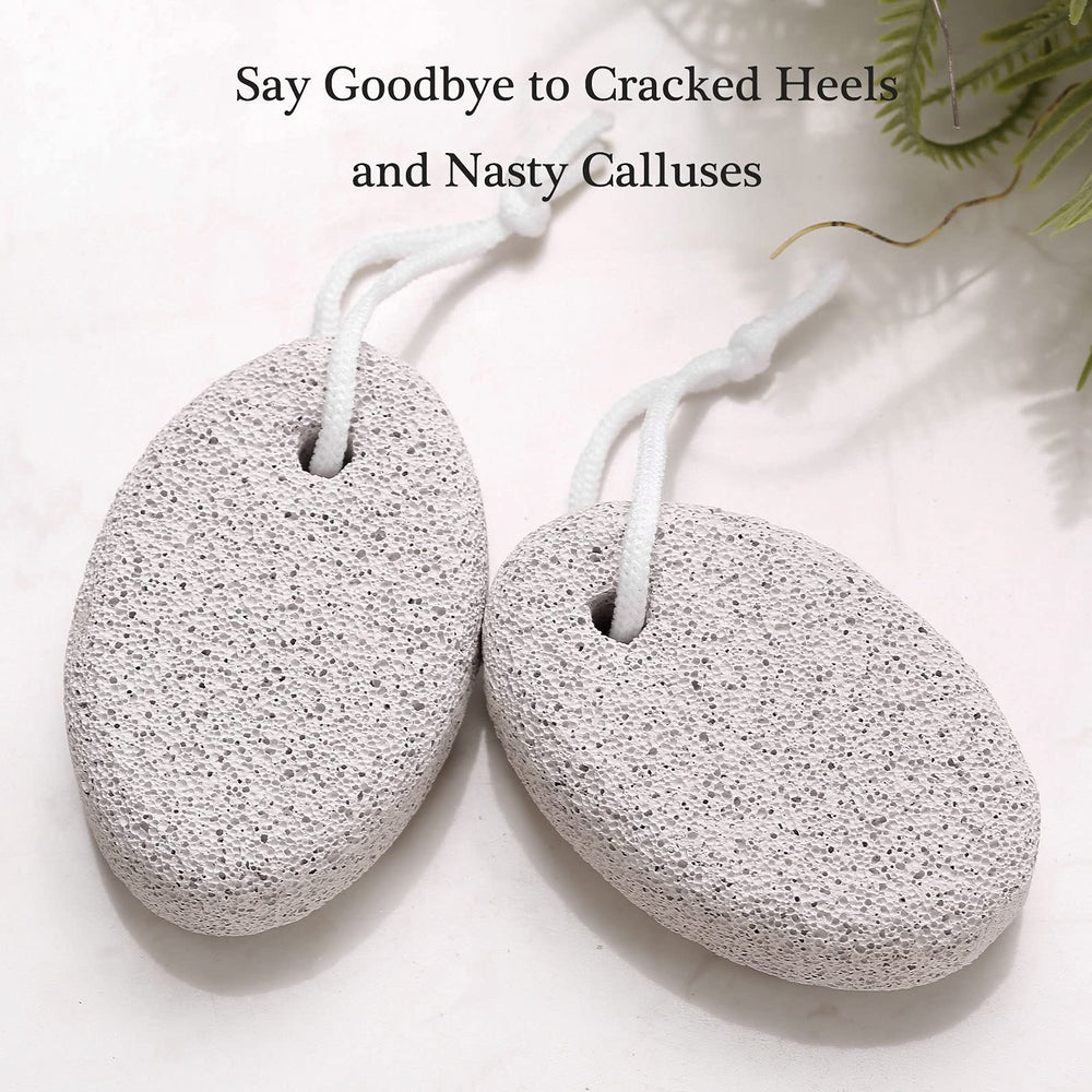 HOOMBOOM pumice stone with ergonomic handle for comfortable grip