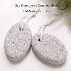 HOOMBOOM pumice stone with ergonomic handle for comfortable grip