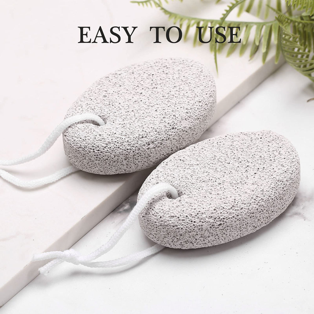 HOOMBOOM pumice stone removes dry skin with porous surface for scrubbing