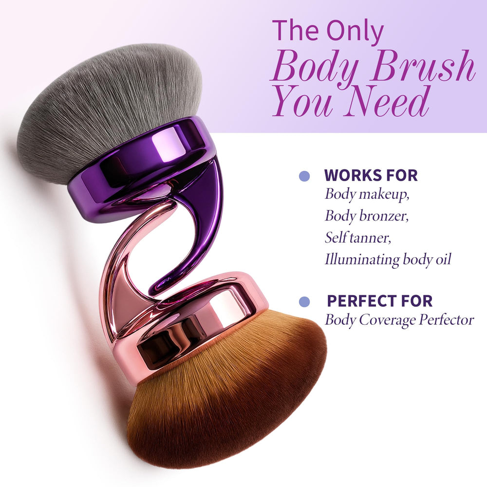 Hoostee Blend & Blur purple handle close-up showing ergonomic design.