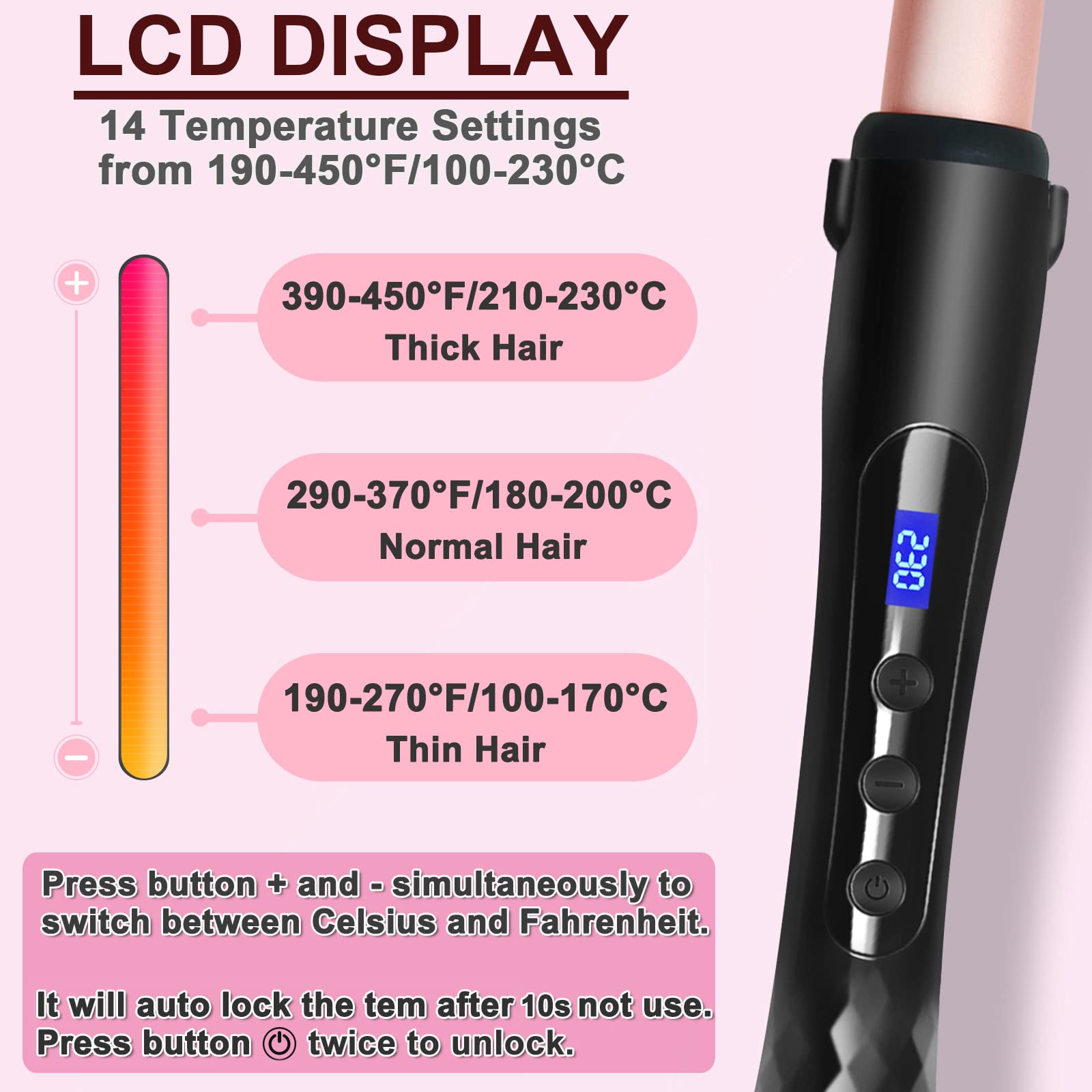 Hopopower dual voltage wand ready for global travel and on-the-go styling.