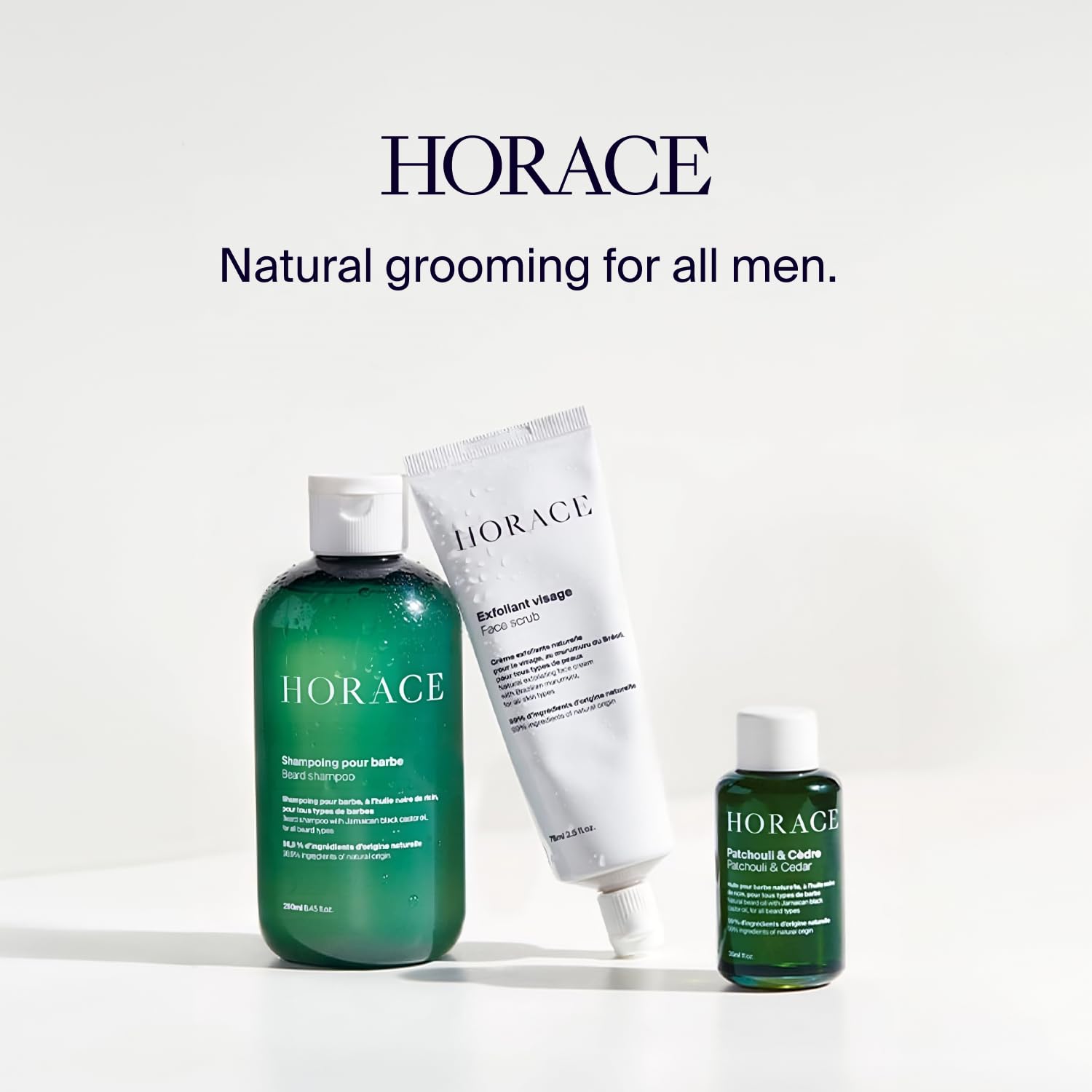 Rinsing with warm water reveals refreshed beard and woody scent.