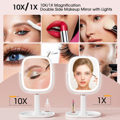 Horyliin makeup mirror lights touch-dimming for precise brightness control during routines