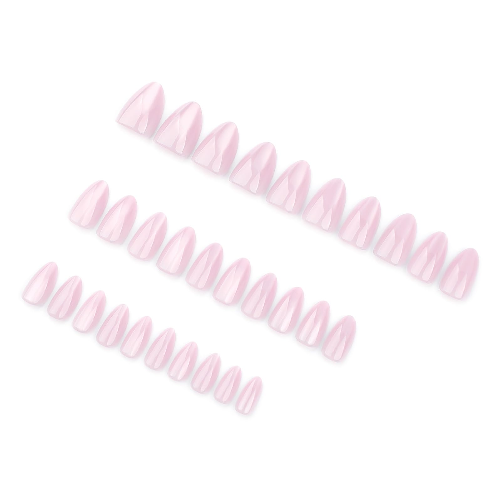 HOSAILY Baby Pink Cat Eye nails color-tones closeup, versatile styling options.