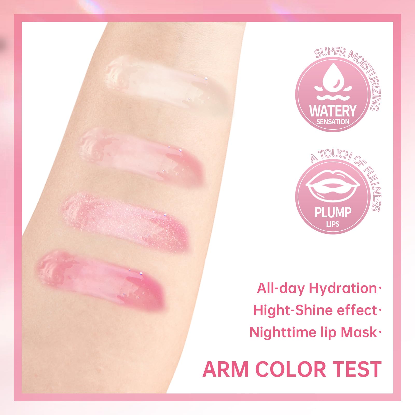 Hosaily compact packaging making this lip care set gift-ready.