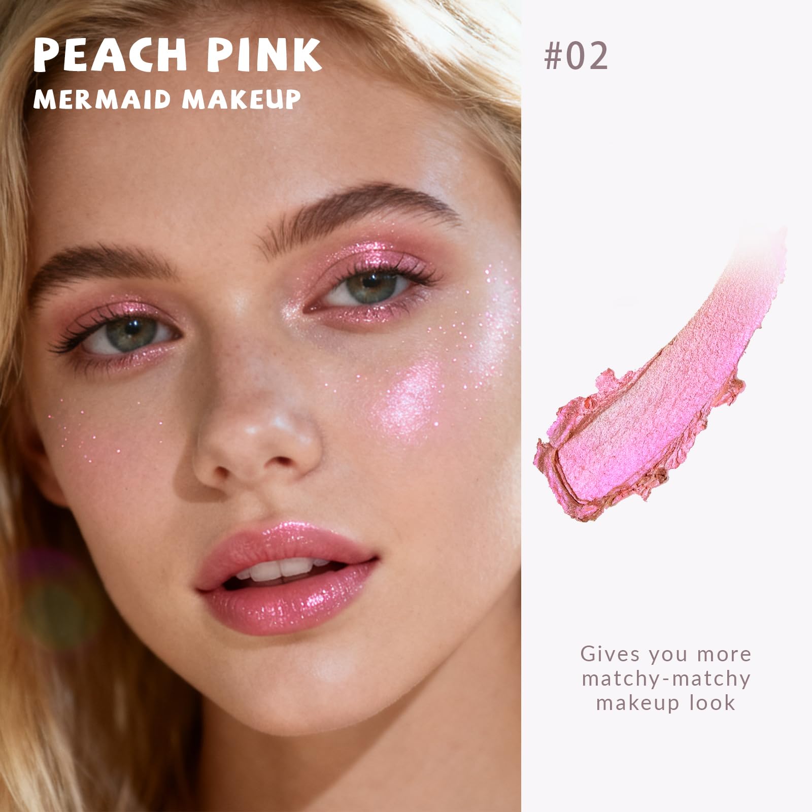 HOSAILY inner-corner highlighter adds bright, subtle glow.