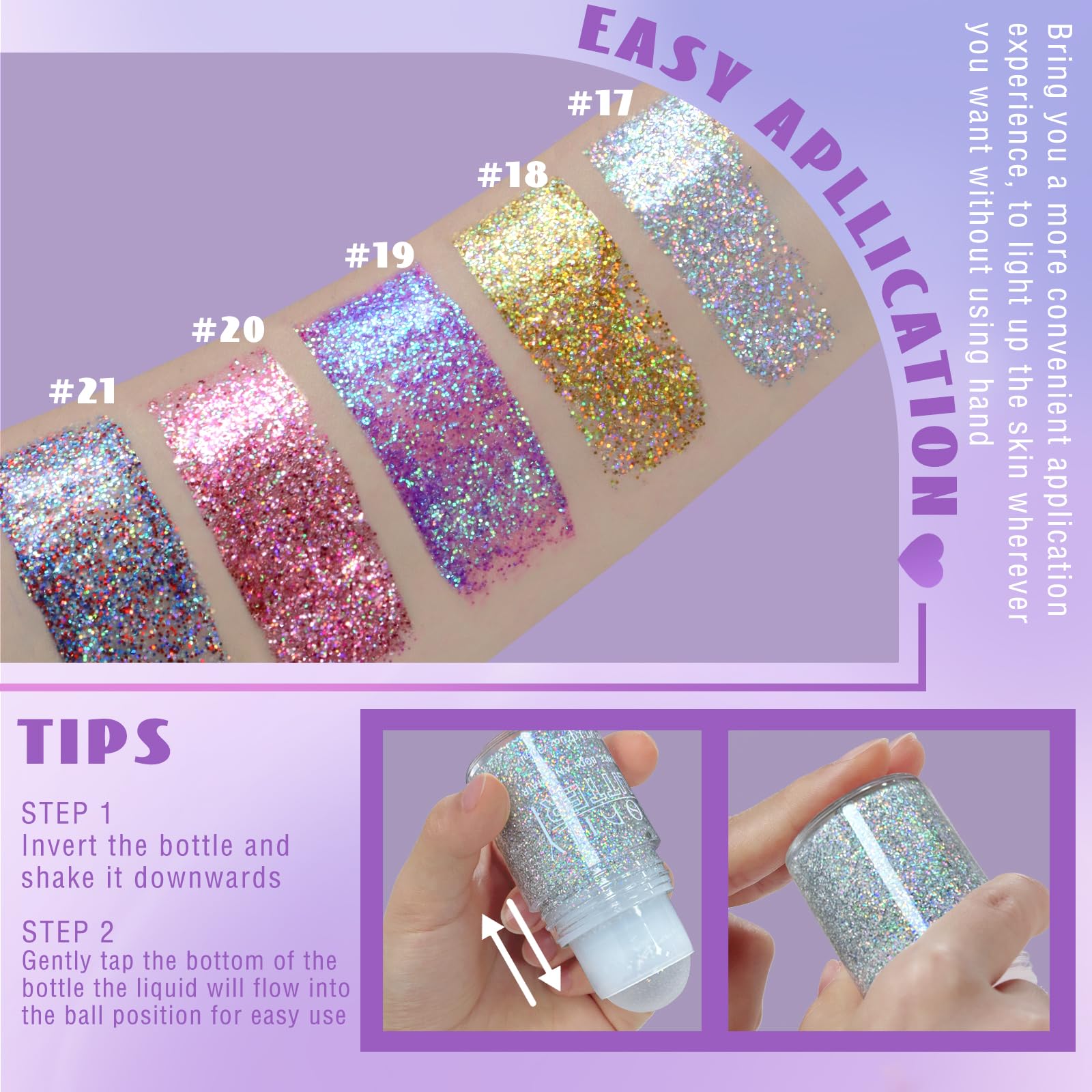 HOSAILY mermaid sequins close-up shows chunky sparkle and texture.