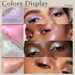 HOSAILY multichrome glitter pigments close-up show dynamic shimmer.