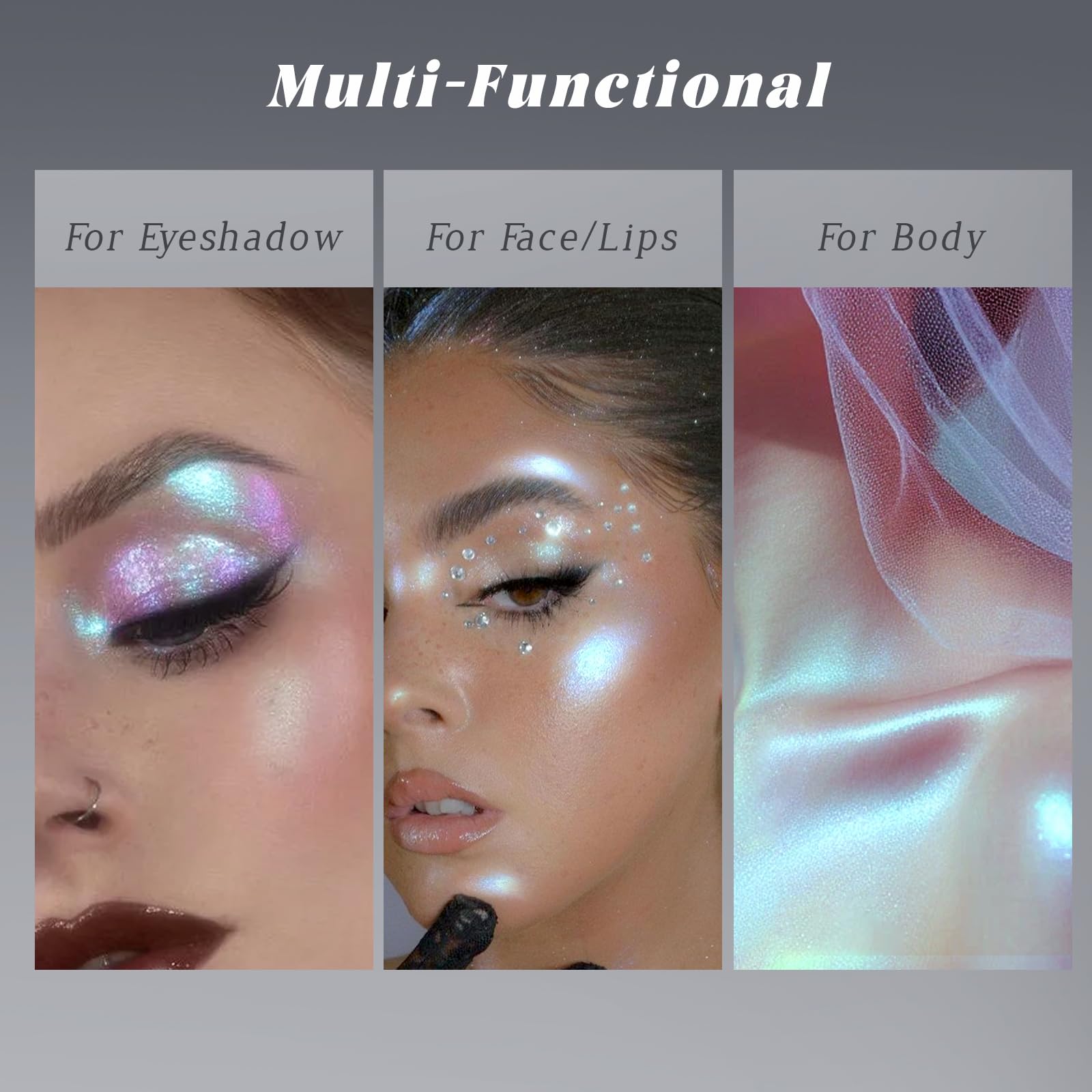 HOSAILY multiuse eyeshadow highlighter adds light and dimension.