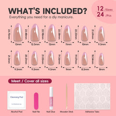 HOSAILY soft gel nails show flexible, comfortable wear against natural nails
