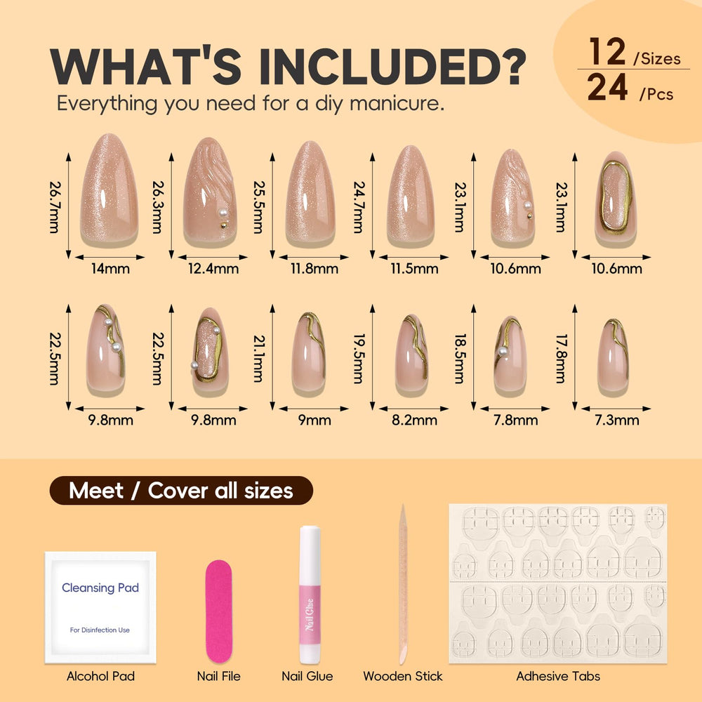 HOSAILY pearl detail nail design close-up showcasing refined texture and luxury feel