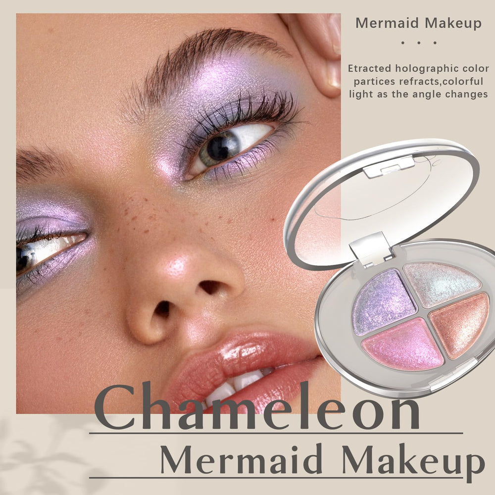 HOSAILY purple pink mermaid rose gold shade swatch for bold looks.