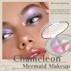 HOSAILY purple pink mermaid rose gold shade swatch for bold looks.
