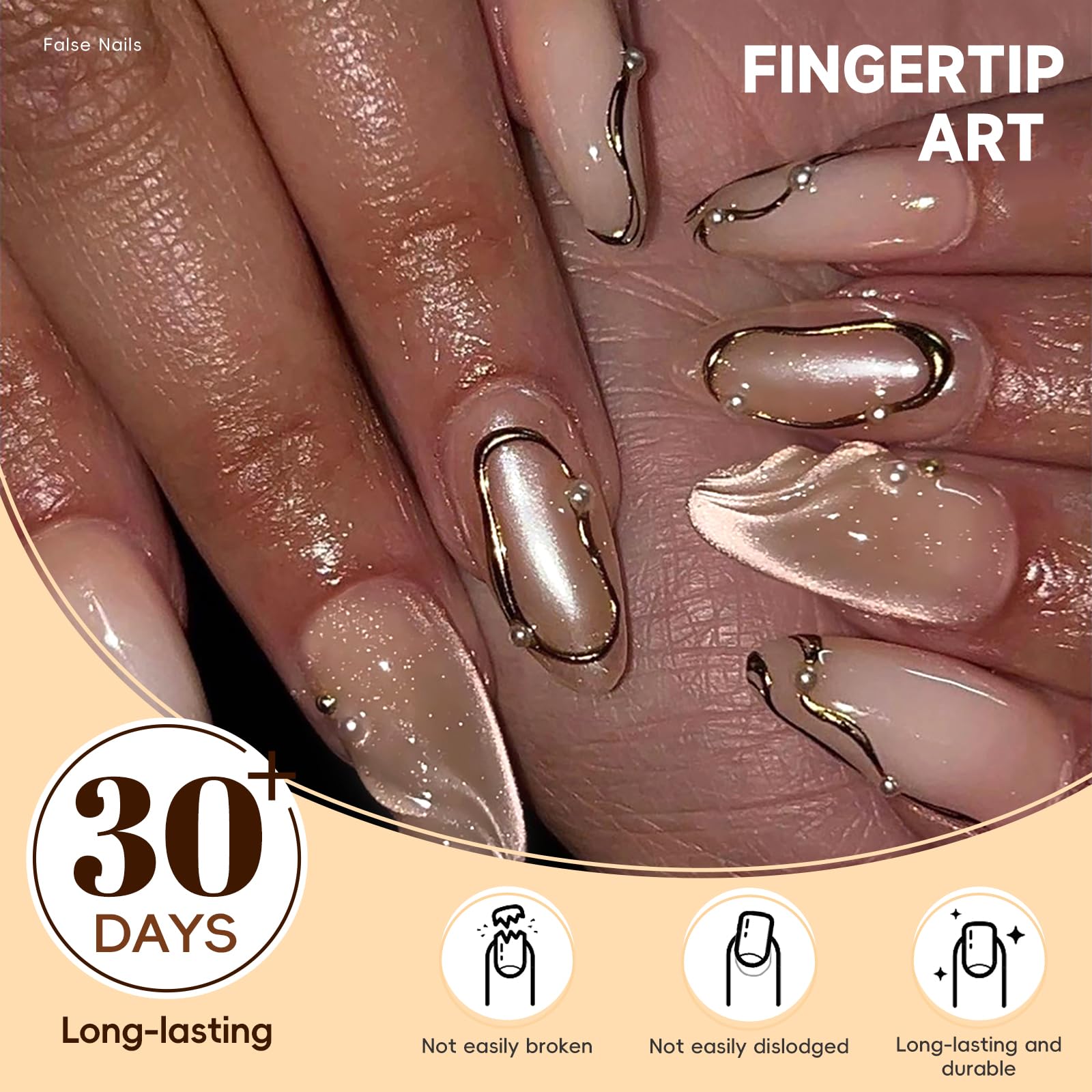 HOSAILY soft-flex material nails offering flexible fit for various nail beds