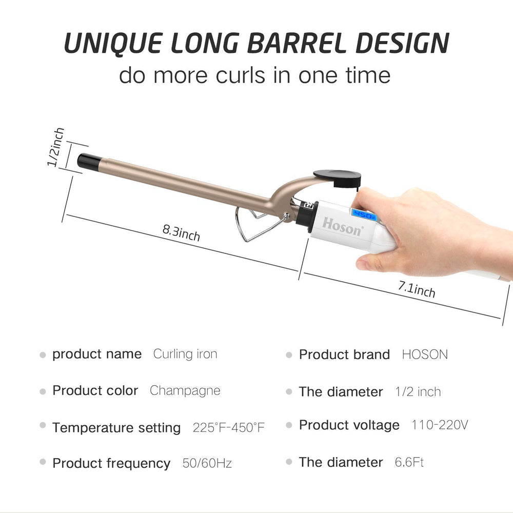Hoson 360-degree swivel cord enables flexible styling.