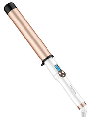 Hoson curling wand with extra-long barrel for quicker, fuller curls.