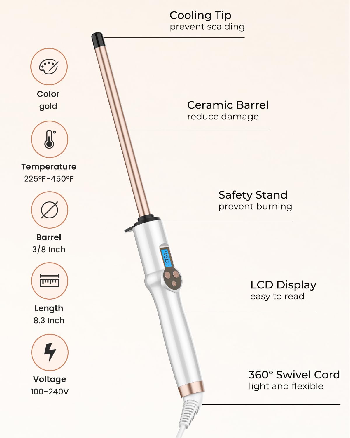 Hoson dual voltage travel-companion shows compact design for global styling