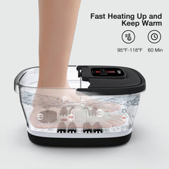 HOSPAN eight shiatsu massage rollers targeting tired feet