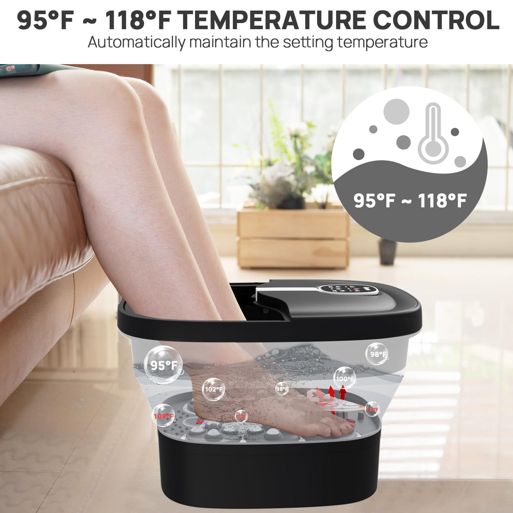 HOSPAN automatic rotary massage targets pressure points on feet