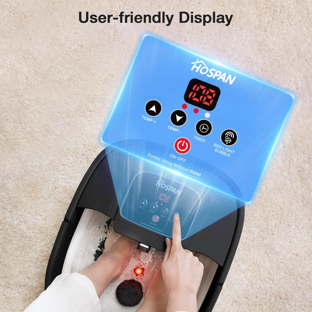 HOSPAN easy drain and reinforced front handle for safe water disposal
