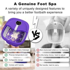 HOSPAN foot spa bubbles deliver warm, spa-like foot massage and relaxation.