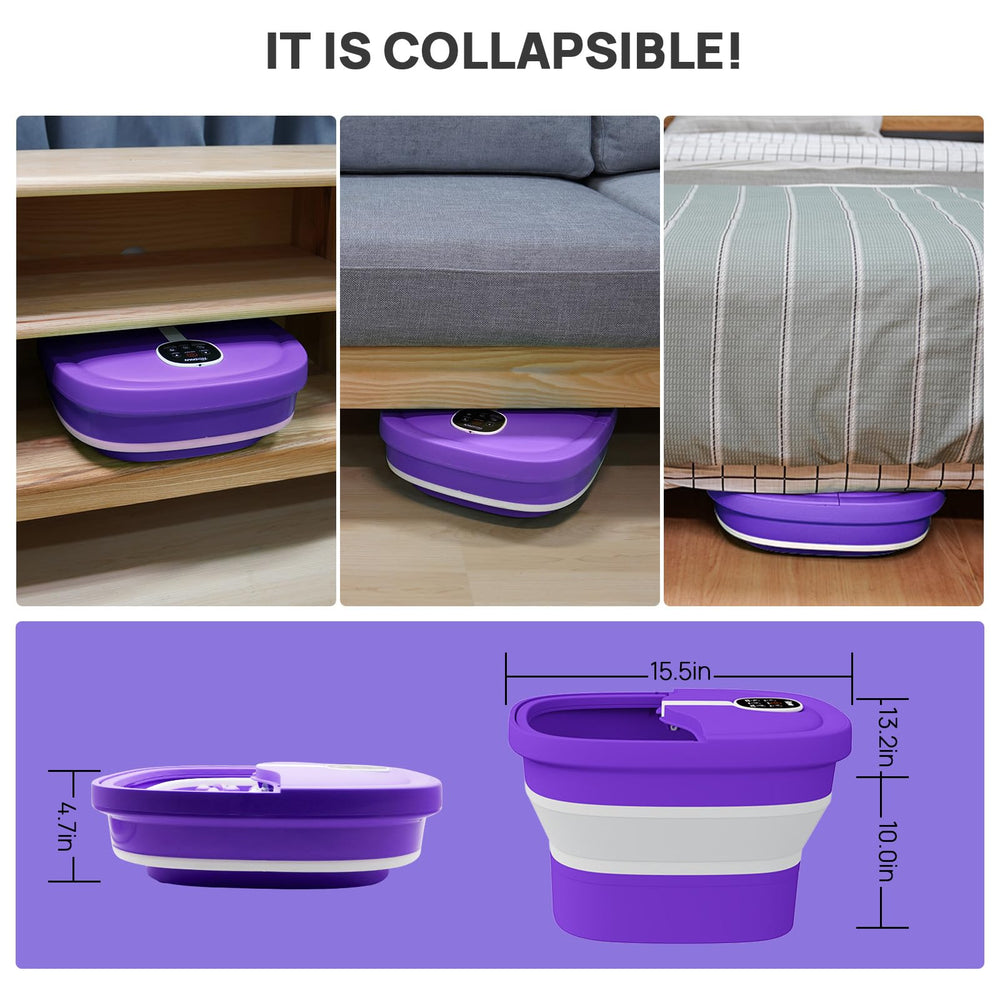 HOSPAN foldable design folds in two seconds for compact storage.