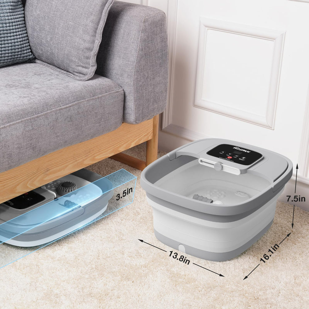 HOSPAN red light therapy feature enhances ambience while relaxing the feet.