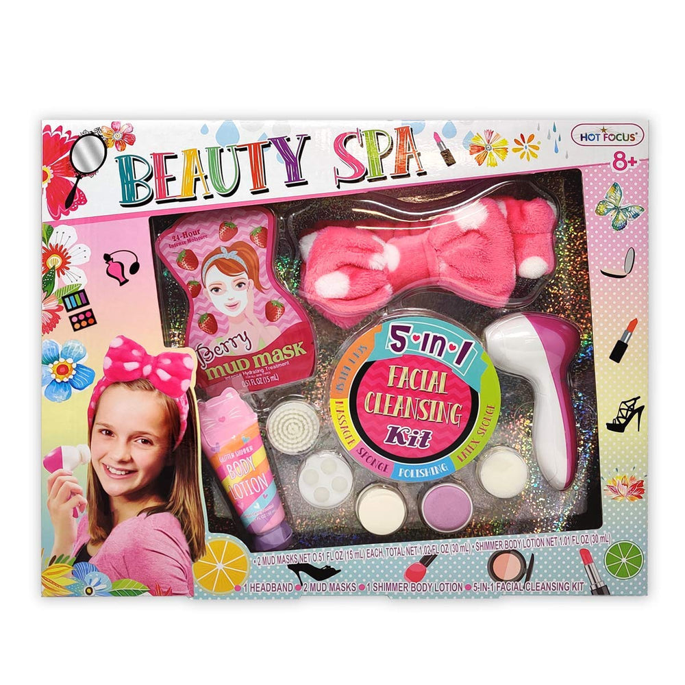 Hot Focus Kids Spa machine front view with two-speed operation for customizable at-home pampering.