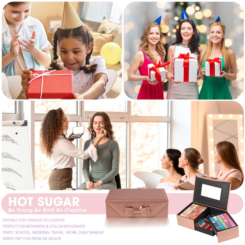 Hot Sugar makeup brushes and tools set highlights quality bristles for precise blending