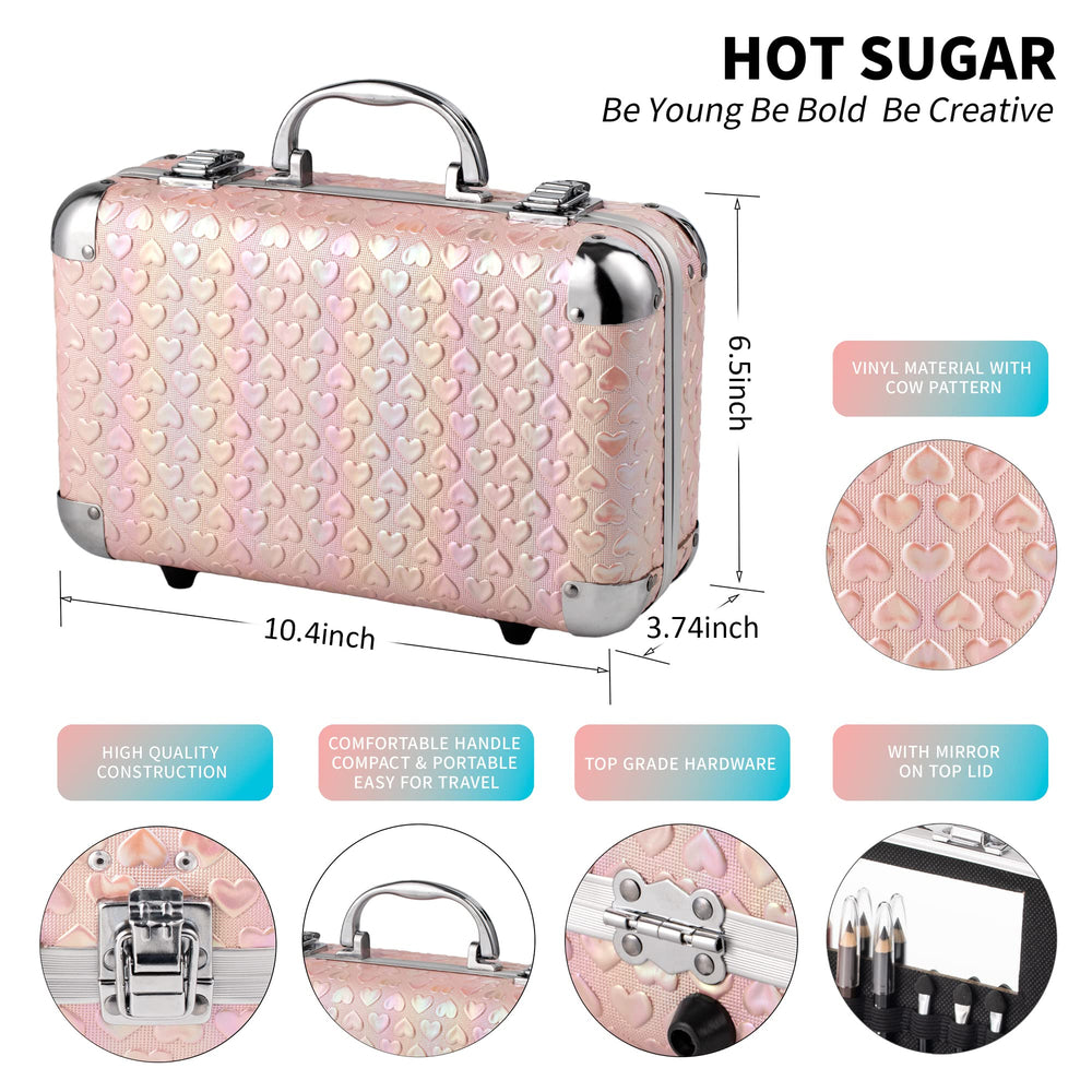 Hot Sugar eye-shadow palette with varied colors for day-to-night looks.